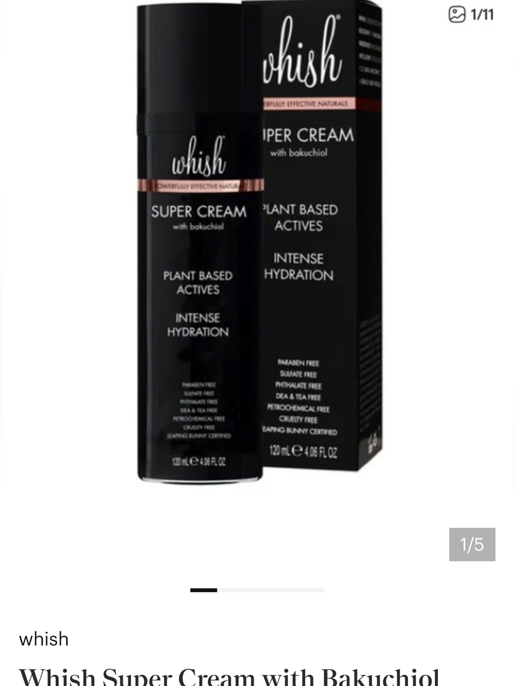 whish Black Super Cream – Intense Hydration Moisturizer